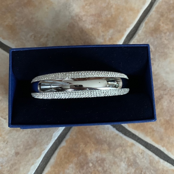 SWAROVSKI Pebble Cuff Crystal Bracelet - Picture 7 of 14